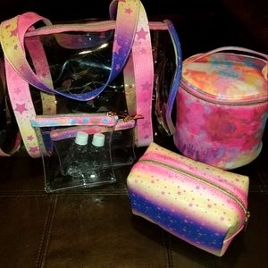 5 piece travel toiletry set